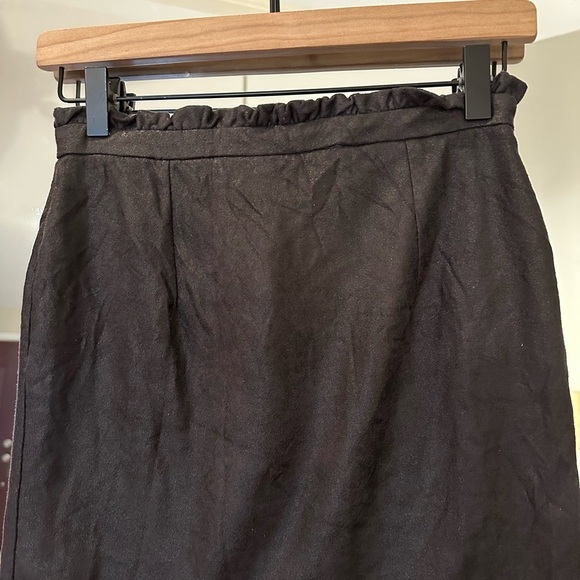 Coco + Jaimeson Mini Skirt Size Small Black Suede - Picture 9 of 9